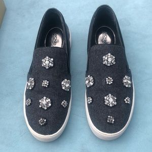 WORN ONCE! Michael Kors Slip On Sneakers